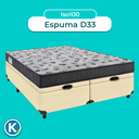 Ver imagem 4 de Cama Box Bau Blindado Casal + Colchão D33 Iso100 Ortobom