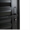 Ver imagem 2 de Porta Palheta de Alumínio Preto (a) 210 X (80) (l) Linha 25 - Cmc Esquadrias