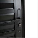 Ver imagem 2 de Porta Palheta de Alumínio Preto (a) 210 X (80) (l) Linha 25 - Cmc Esquadrias