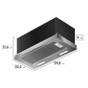 Ver imagem 2 de Depurador de Ar Electrolux 60cm Retrátil Inox Efficient com Luz de Led De6rs 220v