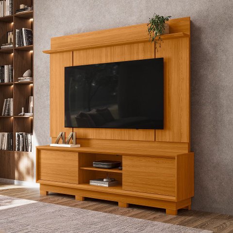 Estante para TV e Home Theater até 75 Polegadas 183,5CMX186,5cm Siena