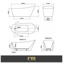 Ver imagem 7 de Banheira Freestanding Imersão Madrid Branco 1,7m Pex