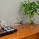 Ver imagem 2 de 2 Peças Decorativas Ouriço Decoração de Ferro Cor Preto