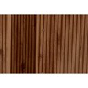 Ver imagem 2 de Mesa para Cozinha Berlim + Tampo Madeirado Vidro Reto 120x80cm Imbuia-off White - Rufato