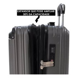 Kit 2 Malas de Viagem 10kg e 23kg + Frasqueira Rodinha 360 - 6