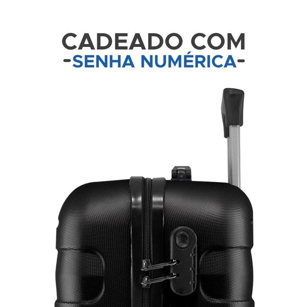 Kit 2 Malas de Viagem 10kg e 23kg + Frasqueira Rodinha 360 - 4