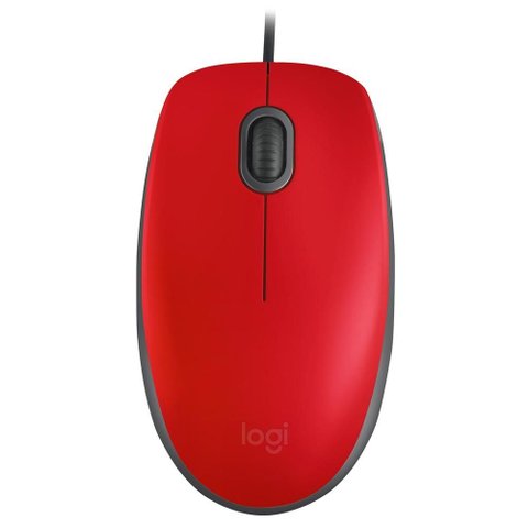 Mouse Usb M110 Silent Logitech Vermelho 910-006755