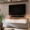 Ver imagem 2 de Rack Suspenso Eros Off White com Freijo