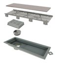 Ver imagem 1 de Ralo Linear Oculto Elleve Tiny 25cm Acabamento Inox - 2930rl