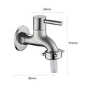 Ver imagem 4 de Torneira Inox Tanque Jardim Doan NOX14