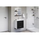 Ver imagem 2 de Conjunto Gabinete de Banheiro Suspenso 1 Gaveta com Espelheira e Cuba Roma