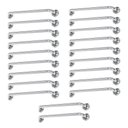 Ver imagem 1 de Alça de Apoio Inox Barra 80cm20 Unidades Idoso Deficiente Segurança Resistente Banheiro Box Quarto