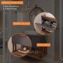 Ver mais imagens de Armário Gabinete Banheiro 80cm Mdf com Cuba Porta e Nicho Titanium