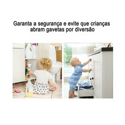 Fecho Magnetico Ima 8 Peças para Porta Trava Fecha Janela Gaveta Armario Multiuso Resistente - 5