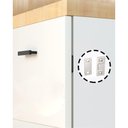 Ver imagem 2 de Fecho Magnetico Ima 8 Peças para Porta Trava Fecha Janela Gaveta Armario Multiuso Resistente