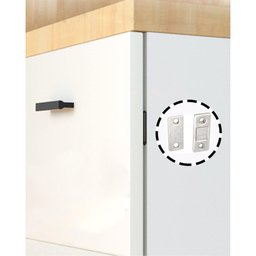 Fecho Magnetico Ima 8 Peças para Porta Trava Fecha Janela Gaveta Armario Multiuso Resistente - 2