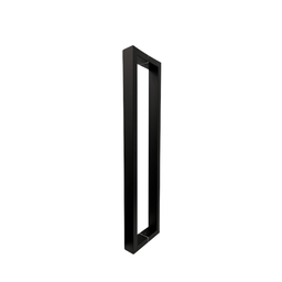 Puxador para Porta Barra Retangular Aço Inoxidavel 60cm Preto - 1