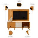 Ver imagem 3 de Estante Painel para Tv 60 Pol 160cm Orla Z10 Off-cinamomo - Mpozenato