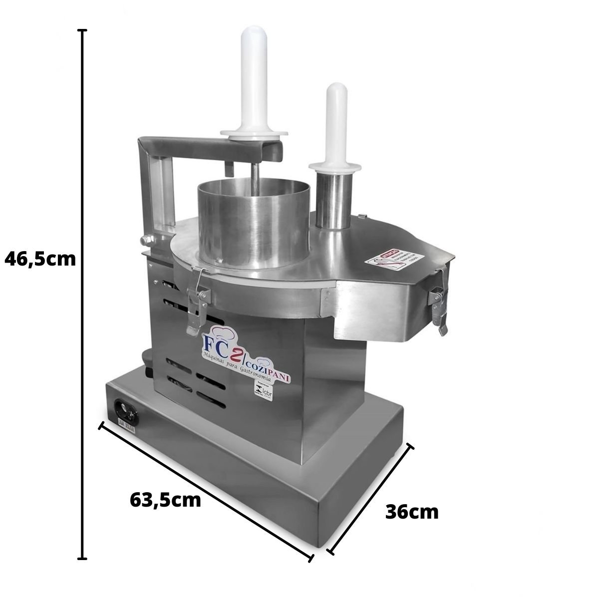 Multiprocessador de Alimentos Industrial Inox 6 Discos 220v - 2