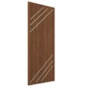 Ver imagem 7 de Porta Interna Frisada R30K 210x80 para Quarto Cozinha Sala:Imbuia