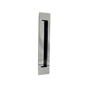 Puxador Concha de Embutir para Porta Inox Polido25cm