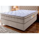 Ver imagem 1 de Cama Box Queen Colchão Ortomove + Box Desmontável 158x198x65 One Face Espuma D33 Dourado