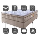 Ver imagem 3 de Cama Box Queen Colchão Ortomove + Box Desmontável 158x198x65 One Face Espuma D33 Dourado