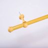 Kit 2 Suporte para Varão Cortina com Ponteira 28mm Marfim - 2
