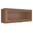 Ver imagem 1 de Armario Aereo Cozinha 1 Porta Basculante 100% Mdf 80 Cm Vitória Carvalho/reflecta - Móveis Rimo