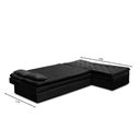 Ver imagem 6 de Sofá Cama 1 e 2 Lugares Natalia Suede Preto Madelina Decor