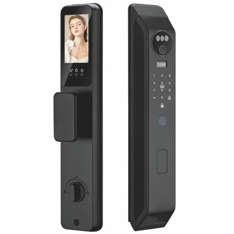 Fechadura Digital Eletronica Wifi Biometria App Reconhecimento Facial Cartao Smartphone Celular Port