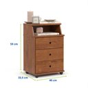 Ver imagem 2 de Mesa Cabeceira Mesinha Mudo Quarto Auxiliar Box Cama Criado
