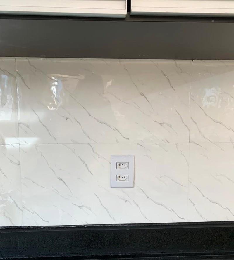 10 Placas para Piso Chão Autocolante Laminado Branco 30cm - 3