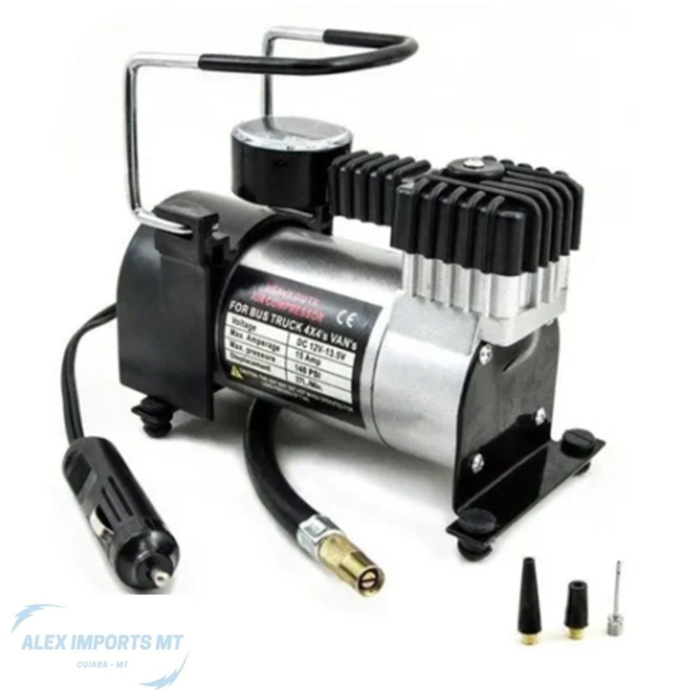 Compressor de Ar Portátil Carros 50W Tramontina em oferta!