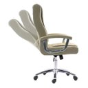 Ver imagem 6 de Cadeira Escritório Couro Presidente Molas Ensacadas Nr17 Califórnia Homenow Cor:fendi