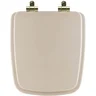 Assento Sanitário Poliéster Soft Close Boss Beige (Bege Fosco) para Vaso Incepa com Ferragem - 1