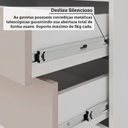Ver imagem 6 de Quarto Modulado Queen de Canto com Guarda-roupas Maleiro e Cabeceira Alpes Master Luciane Móveis