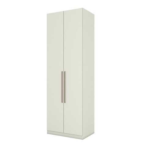 Guarda Roupa Roupeiro Módulo 02 Portas Seletto MC03 Areia Henn
