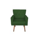 Ver imagem 2 de Poltrona Decorativa Aurora Suede Verde