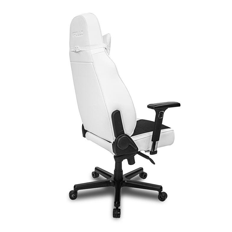 Cadeira Gamer Pichau Apollo Preta e Branca com Almofadas - 5