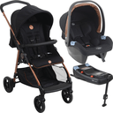 Ver imagem 1 de Carrinho de Bebe Bebe Conforto Base Isofix Burigotto Lui Cobre