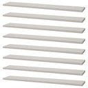 Ver imagem 2 de Kit 8 Prateleira Branca MDF 60 x 15cm Suporte Invisível