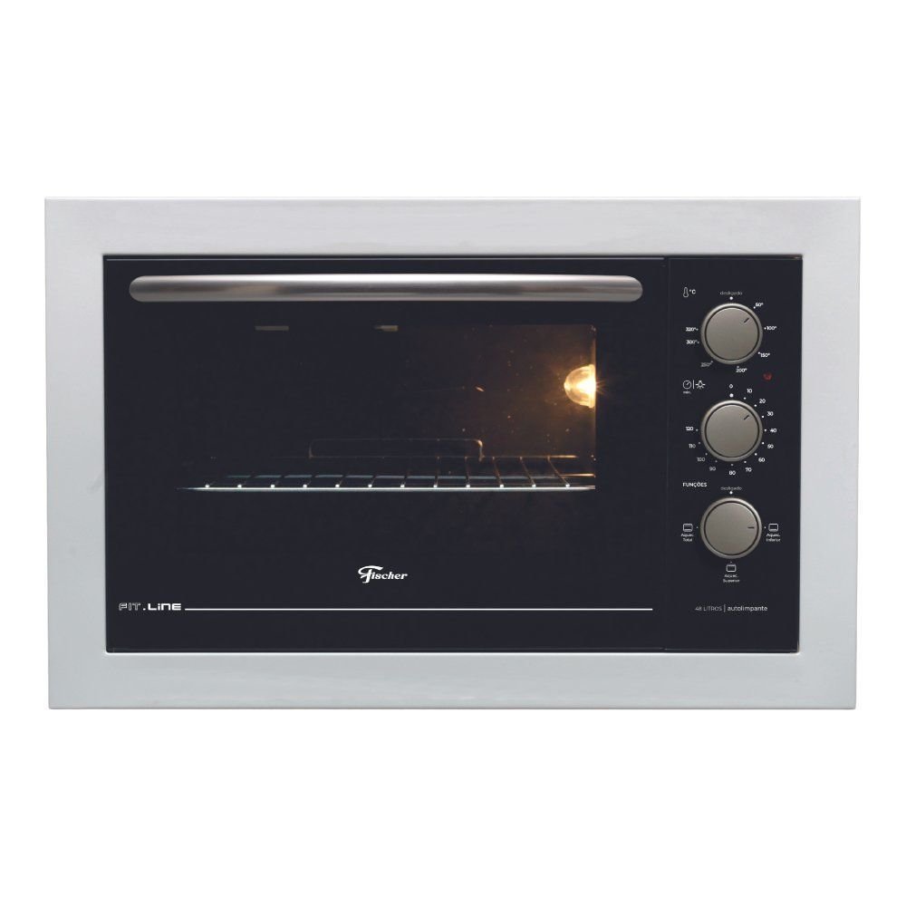 Forno Elétrico de Embutir Fischer Fit Line Branco 48l 220v 34493-95484 - 2