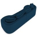 Ver imagem 6 de Sofá 3 Lugares Orgânico Sala de Estar Living 210cm Ekos K01 Veludo Azul Marinho - Lyam Decor