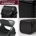 Ver imagem 5 de Lixeira Rattan Luxo 4,5L Polipropileno Tampa Basculante Preto Yeet