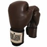 Kit Luva de Boxe Pro Brown Bull Velcro + Bandagem Preta 3m + Protetor Bucal - 5
