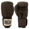 Kit Luva de Boxe Pro Brown Bull Velcro + Bandagem Preta 3m + Protetor Bucal - 6