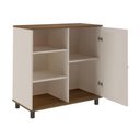 Ver imagem 4 de Conjunto para Sala com Rack e Buffet Charlotte Pinho/off White Artely