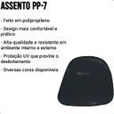 Ver imagem 4 de Assento para Estádio Banco Cadeira Concha Pp-7 Proteção Uv Preto