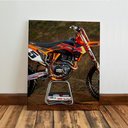 Ver imagem 5 de Kit 3 Quadro Decorativo Motocross Enduro Trilha Crf 28x20cm